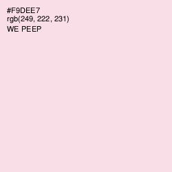 #F9DEE7 - We Peep Color Image